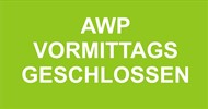 AWP am 16. Oktober vormittags geschlossen
