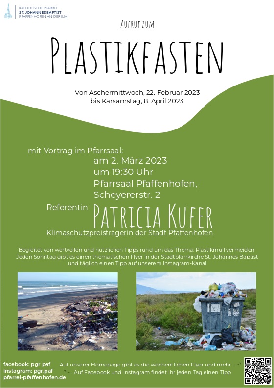 Flyer Plastikfasten
