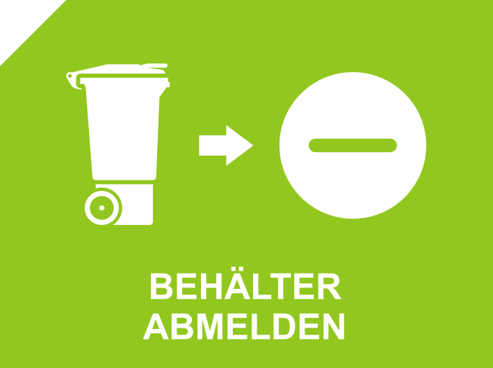 Behälter abmelden