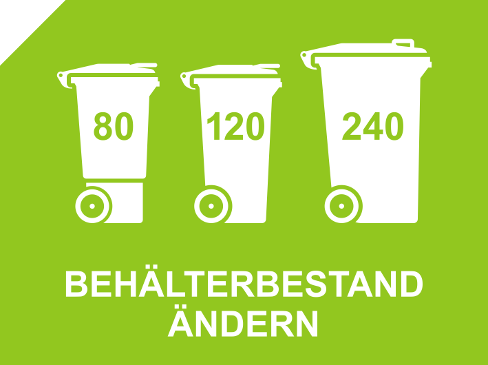 Behälterbestand ändern