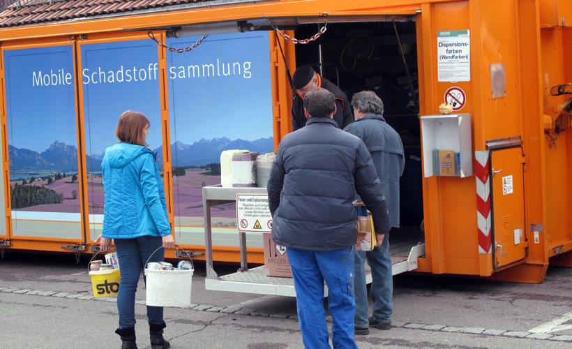 Erste Problemabfallsammlungen in 2020