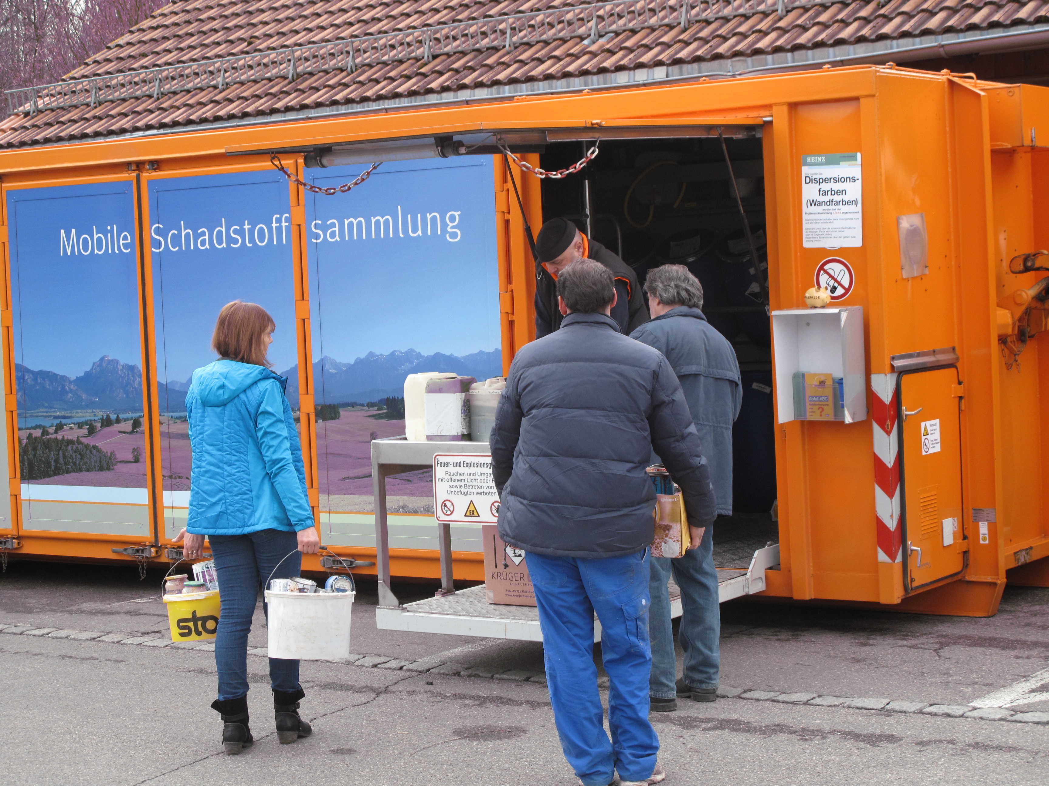 Problemabfallsammlung im April
