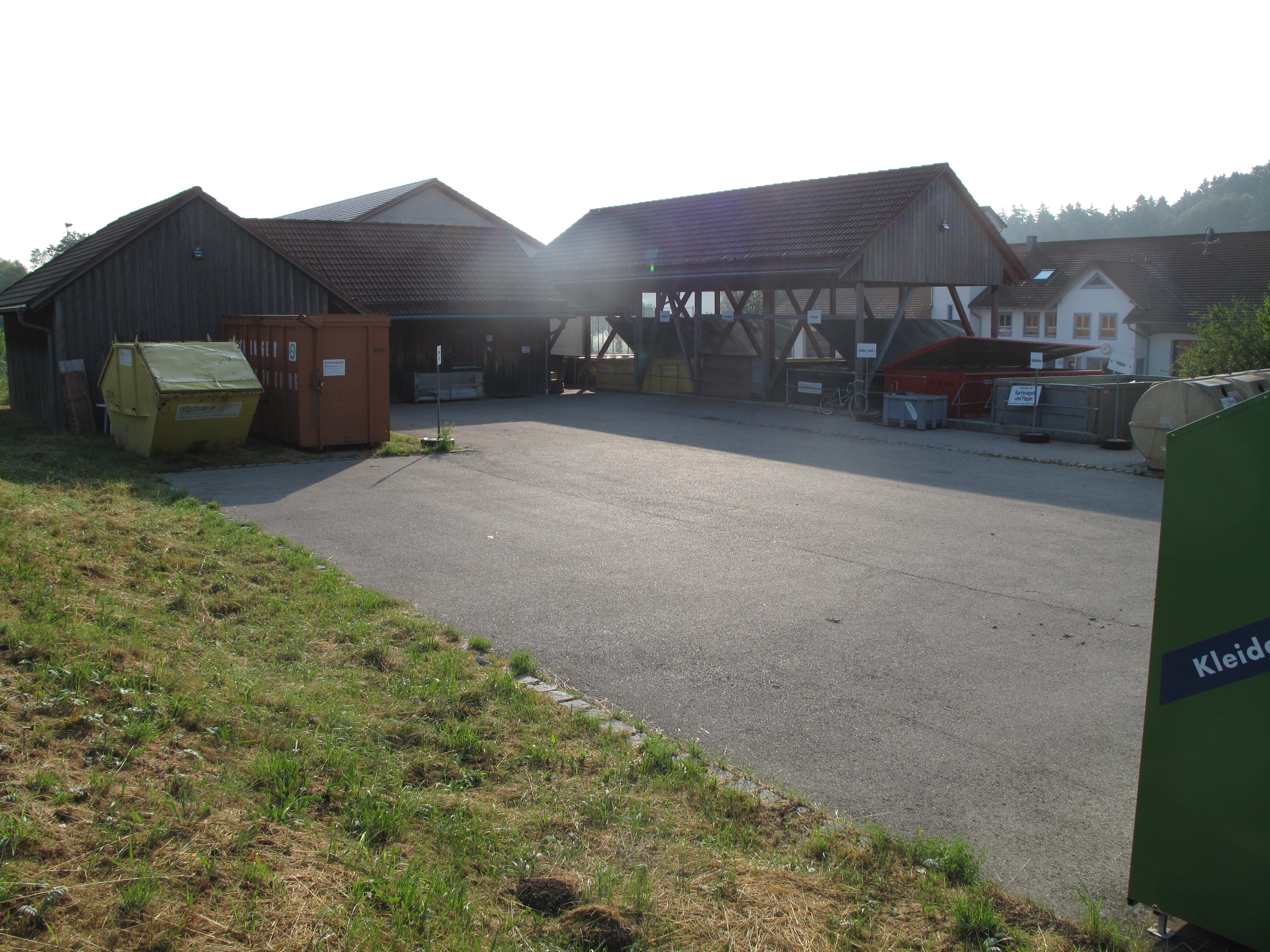 Wertstoffhof Gerolsbach am 19. Juni geschlossen