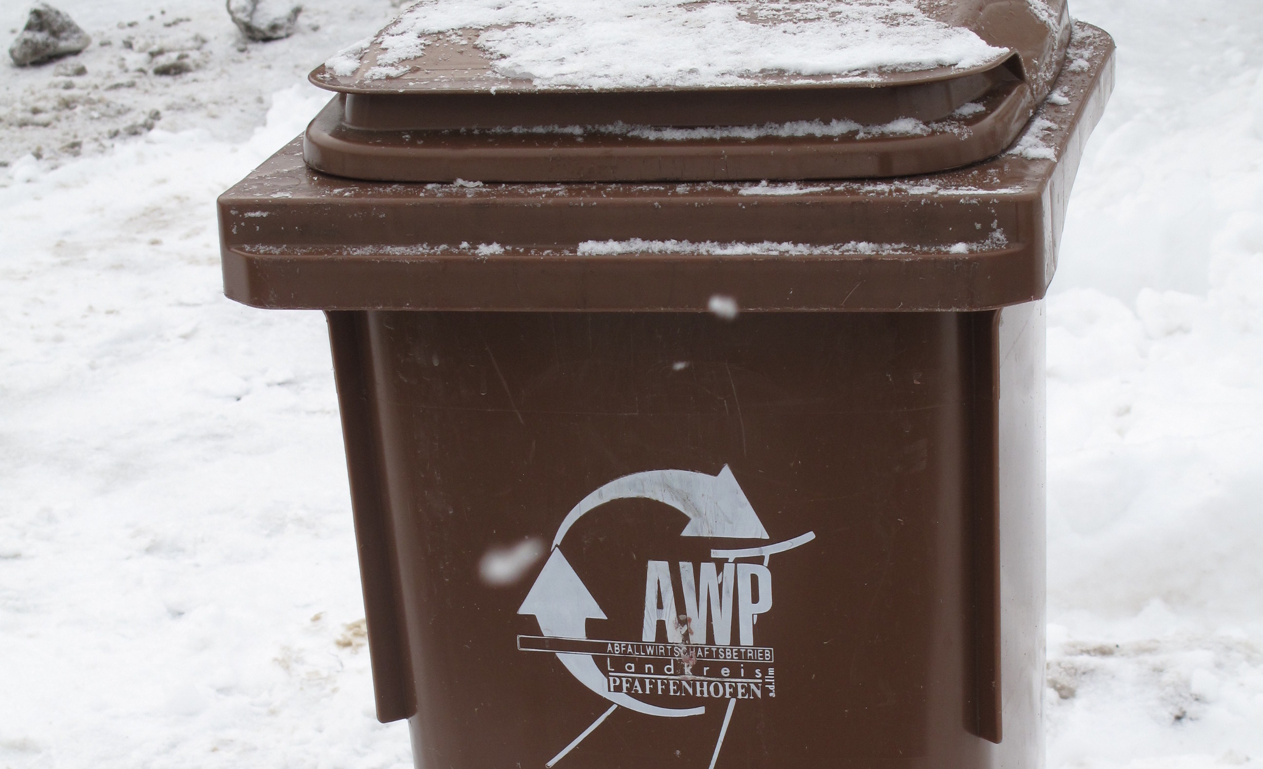 Umgang mit der Biotonne bei Frostwetter
