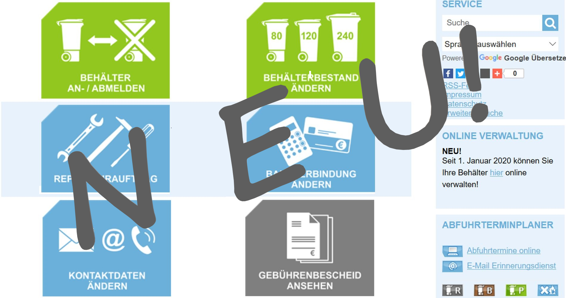 AWP informiert: Gebührenbescheid kann auf Wunsch auch nur online zur Verfügung gestellt werden